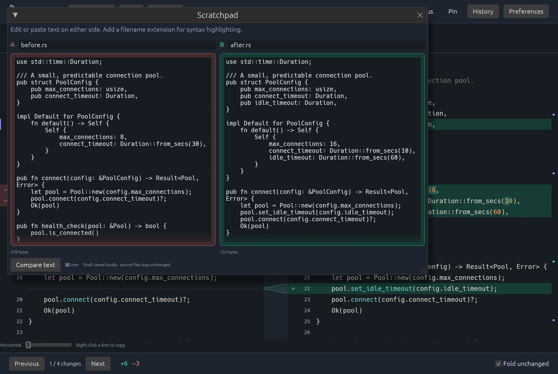 diffusion — Work directly with the text