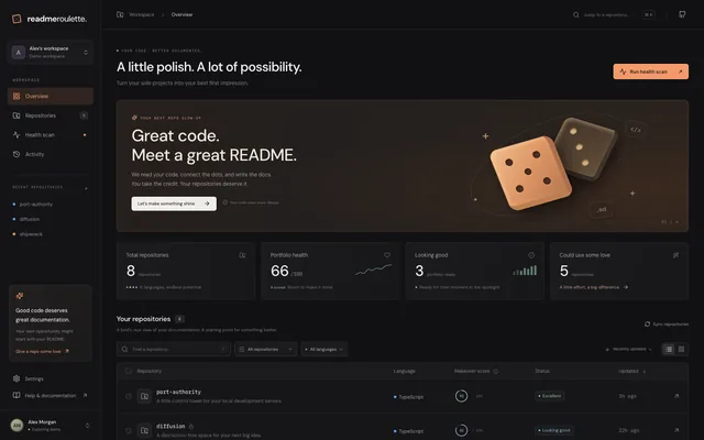 readme roulette — The documentation landscape