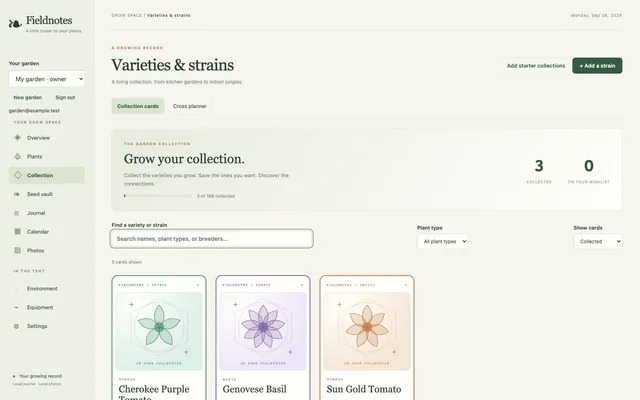 seedkin — A living collection